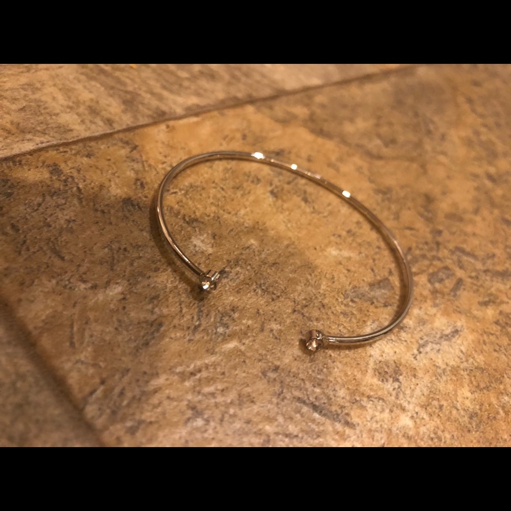 BOGO FREE Silver cuff bracelet bangle NWT - Picture 5 of 5